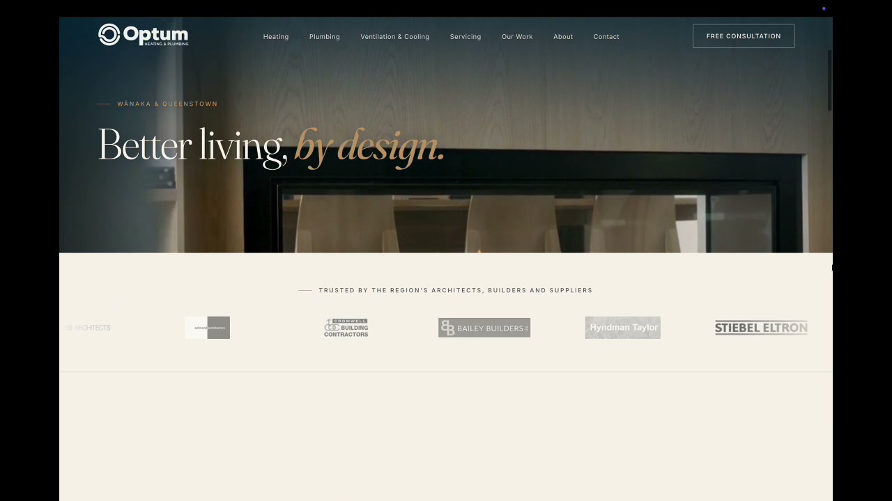 Optum website after the redesign